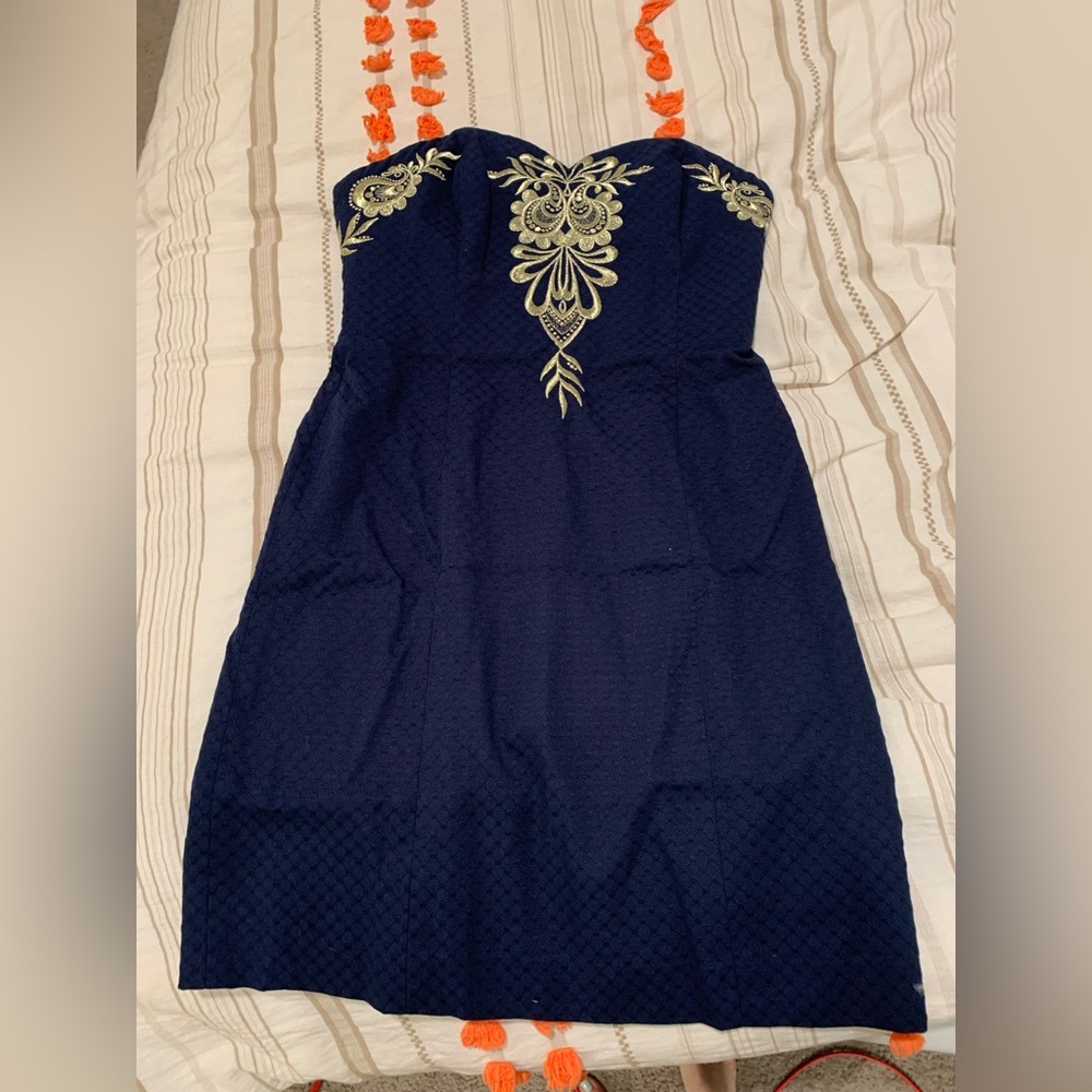 Lily Pulitzer Strapless Dress Size 00